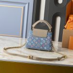 Louis Vuitton Capucines Mini Denim Blue 21Cm M12947 - Image 5