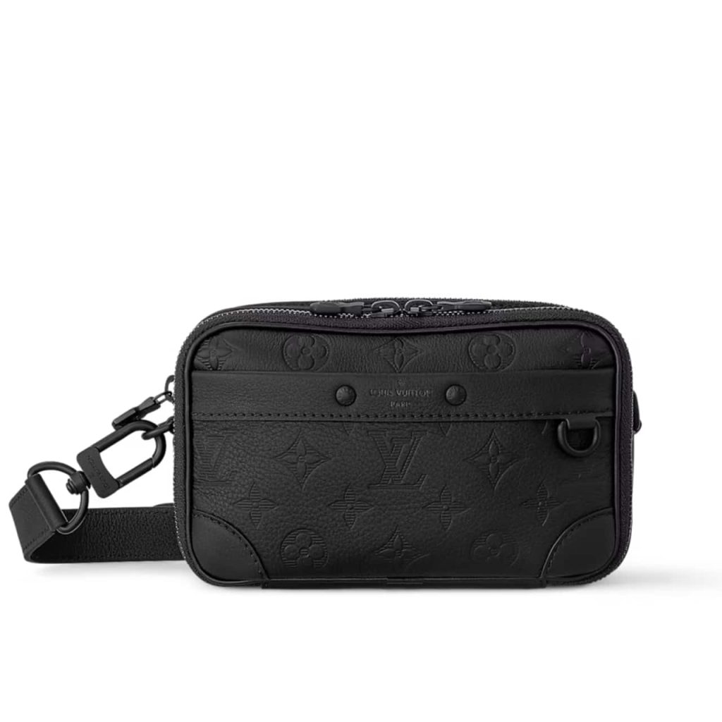 Louis Vuitton Alpha Wearable Wallet Monogram Shadow Black 19Cm M82544 - Image 2