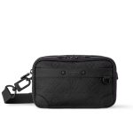 Louis Vuitton Alpha Wearable Wallet Monogram Shadow Black 19Cm M82544