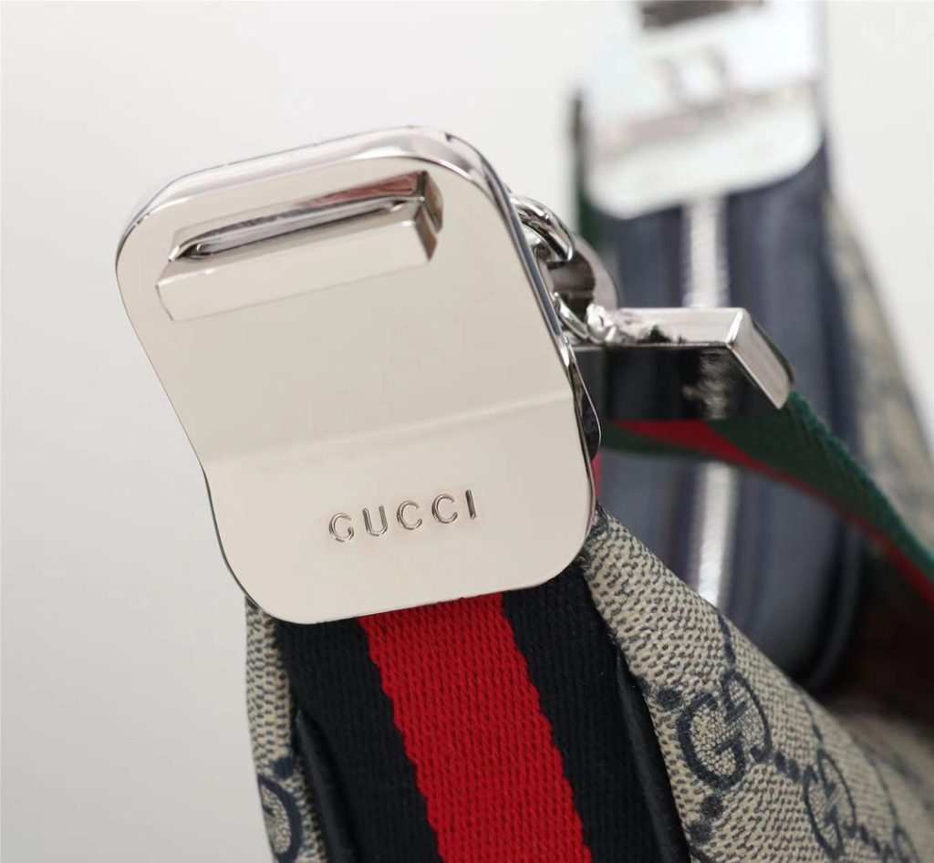 Gucci Attache Small Shoulder Bag Beige And Blue 23Cm 699409 96Grn 4082 - Image 7