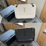 Saint Laurent Niki Medium In Vintage Leather Black 28Cm 6331580En041000 - Image 9