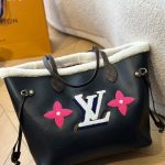Louis Vuitton Neverfull MM Monogram Teddy Black 31cm M56960 - Image 3