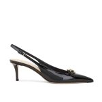 Valentino Vlogo The Bold Edition Slingback Pumps In Patent Leather 60Mm In Black