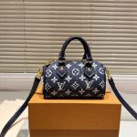 Louis Vuitton Nano Speedy Denim Blue 17Cm M81168 - Image 3