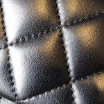 Chanel Classic 11.12 Handbag Gold Tone Metal Black 25Cm A01112 Y01295 94305 - Image 7