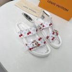 Louis Vuitton X Takashi Murakami Bom Dia Flat Comfort Mule White 1Ahlz7 - Image 4