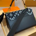 Louis Vuitton Twist MM Monogram Jacquard Black 23Cm - Image 6