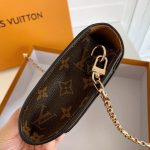 Louis Vuitton Pochette Louise Chain Monogram Canvas Brown 23cm - Image 5
