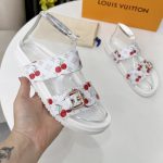 Louis Vuitton X Takashi Murakami Bom Dia Flat Comfort Mule White 1Ahlz7 - Image 5