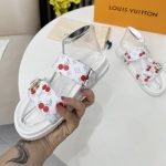 Louis Vuitton X Takashi Murakami Bom Dia Flat Comfort Mule White 1Ahlz7 - Image 6