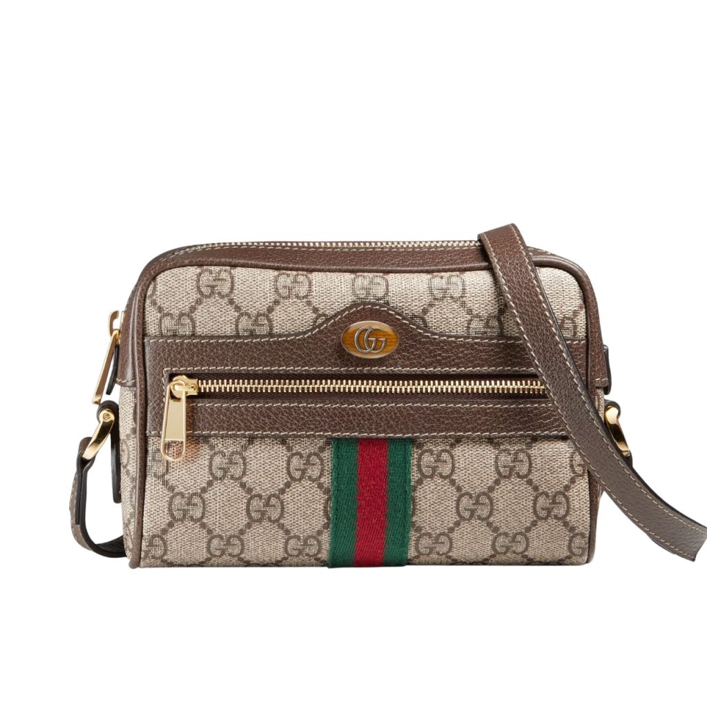 Gucci Ophidia Mini Bag Beige And Ebony 17Cm 517350 96IWS 8745 - Image 2