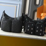 Louis Vuitton Hobo Cargo Black 30Cm M14778 - Image 4