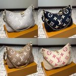 Louis Vuitton Boulogne Bicolor Monogram Empreinte Leather Crème 27cm M13224 - Image 4