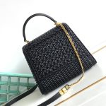 Valentino Vlogo Top Handle Bag Black 22cm - Image 4