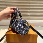 Louis Vuitton Nano Speedy Denim Blue 17Cm M81168 - Image 8