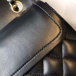 Chanel Classic 11.12 Handbag Gold Tone Metal Black 25Cm A01112 Y01295 94305 - Image 8