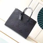 Louis Vuitton Onthego GM Bag Monogram Empreinte Leather Black 41Cm M44925 - Image 3