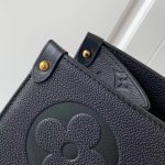 Louis Vuitton Onthego GM Bag Monogram Empreinte Leather Black 41Cm M44925 - Image 7