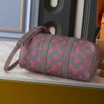 Louis Vuitton Keepall Bandoulière 35 Gray And Pink 34Cm M15023 - Image 5