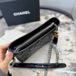 Chanel Gabrielle Small Hobo Bag Smooth Gold Silver Tone Black 20Cm A91810 Y61477 94305 - Image 7