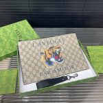 Gucci Bestiary Pouch With Tiger Beige 29Cm - Image 3