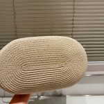 Prada Large Raffia And Leather Shopping Bag 25Cm 1Bg470 2Cxq F0A5T V Goo - Image 7