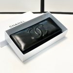 Chanel Long Wallet Black 19Cm - Image 6