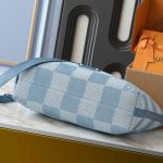 Louis Vuitton Vagabond Hobo Denim Blue 38cm N00202 - Image 6