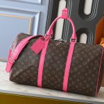 Louis Vuitton Keepall Bandoulière 45 Pondichery Pink 50cm M13807 - Image 3