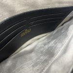 Gucci Gg Leather Pouch Clutch Bag Black 29Cm - Image 7
