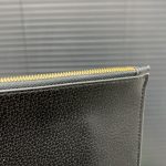 Gucci Gg Leather Pouch Clutch Bag Black 29Cm - Image 6