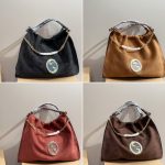 Gucci Blondie Large Suede Tote Bag Brown 50Cm - Image 4