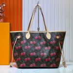 Louis Vuitton X Takashi Murakami Monogram Cerise Neverfull MM Brown 31Cm M13263 - Image 3