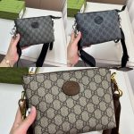 Gucci Messenger Bag With Interlocking G Black 29Cm 723306 92THN 1000 - Image 4