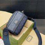 Gucci Ophidia Gg Mini Bag Dark Blue 20Cm - Image 3