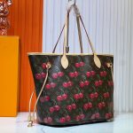 Louis Vuitton X Takashi Murakami Monogram Cerise Neverfull MM Brown 31Cm M13263 - Image 5