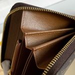 Louis Vuitton Zippy Wallet Monogram Canvas Brown 19cm M42616 - Image 9