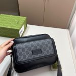 Gucci Small GG Crossbody Bag Black 23Cm - Image 3
