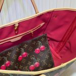 Louis Vuitton X Takashi Murakami Monogram Cerise Neverfull MM Brown 31Cm M13263 - Image 7
