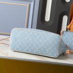 Louis Vuitton Neverfull Mm Bag Monogram Denim Blue 31Cm - Image 6