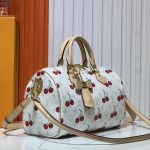 Louis Vuitton X Takashi Murakami Monogram Cerise Speedy 30 White 30Cm M14238 - Image 3