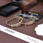 Chanel Earrings Black Gold - Image 4