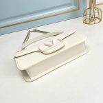 Valentino Garavani Locò Shoulder Bag In Ivory 27cm - Image 5