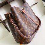 Louis Vuitton Néonoé MM Monogram Canvas Bucket Bag Caramel Brown 26cm M44887 - Image 3