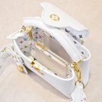 Louis Vuitton X Takashi Murakami Capucines Mini White 21Cm M13253 - Image 8