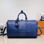 Louis Vuitton Keepall Bandoulière 50 Taigarama Cobalt 45cm M53766 - Image 3