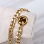 Saint Laurent Puffer Small In Leather Gold Hardware White 29Cm 5774761EL079207 - Image 6