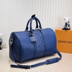 Louis Vuitton Keepall Bandoulière 50 Taigarama Cobalt 45cm M53766 - Image 4