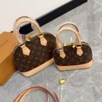 Louis Vuitton X Takashi Murakami Monogram Cerise Nano Alma Brown 16 Cm M13416 - Image 5
