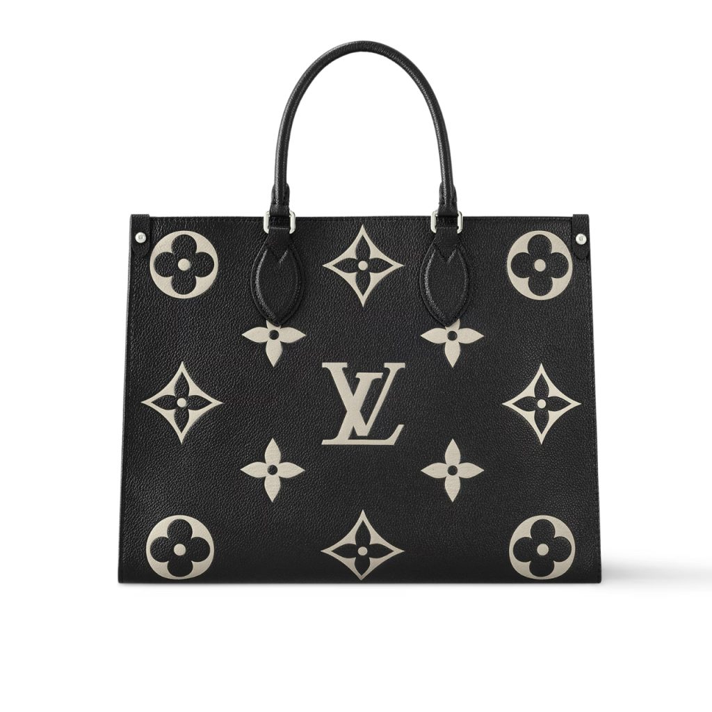 Louis Vuitton Onthego MM Monogram Black Beige 35Cm M45495 - Image 2